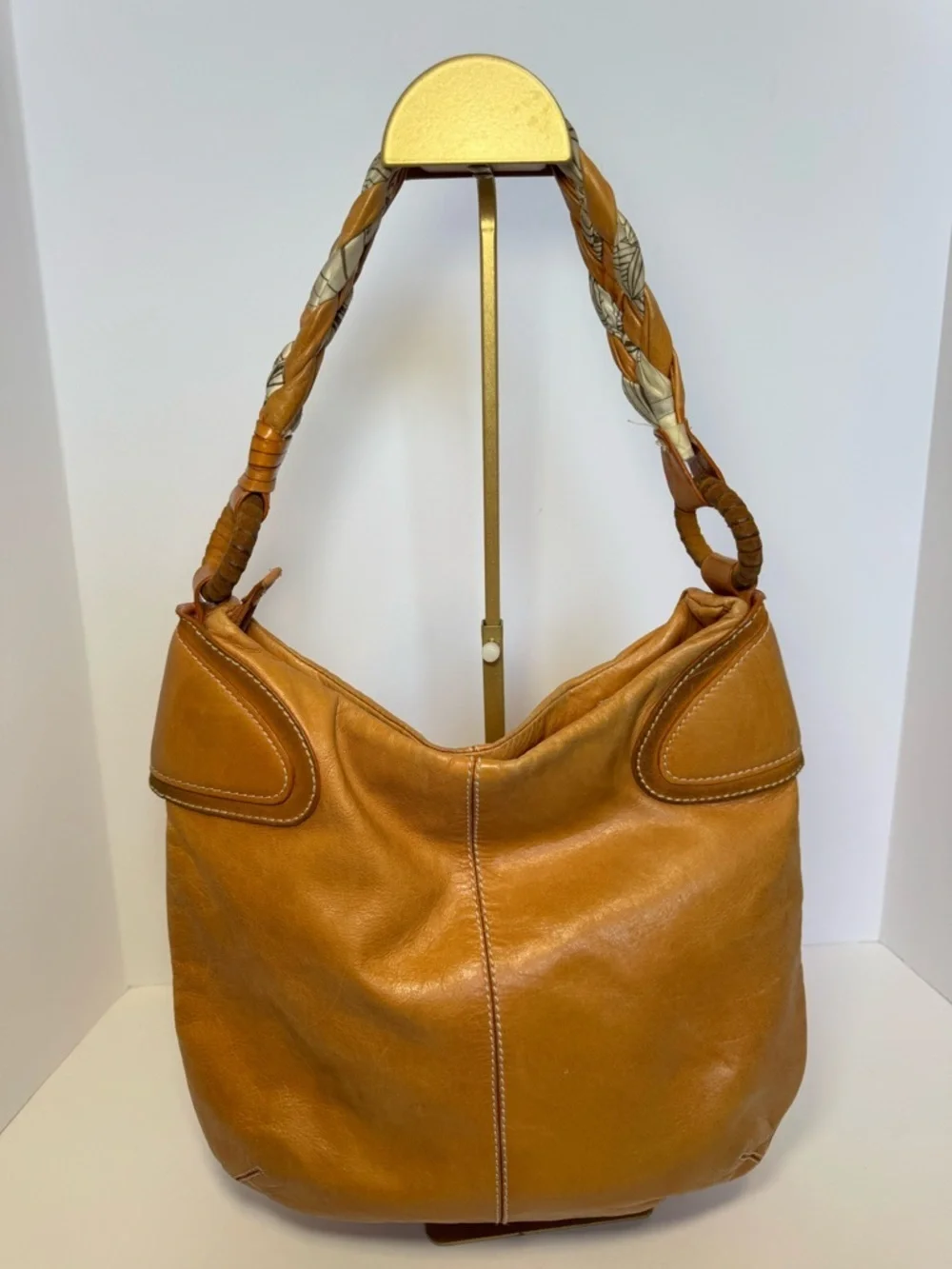 Francesco Biasia BEAUTIFUL SOFT leather shoulder bucket bag
